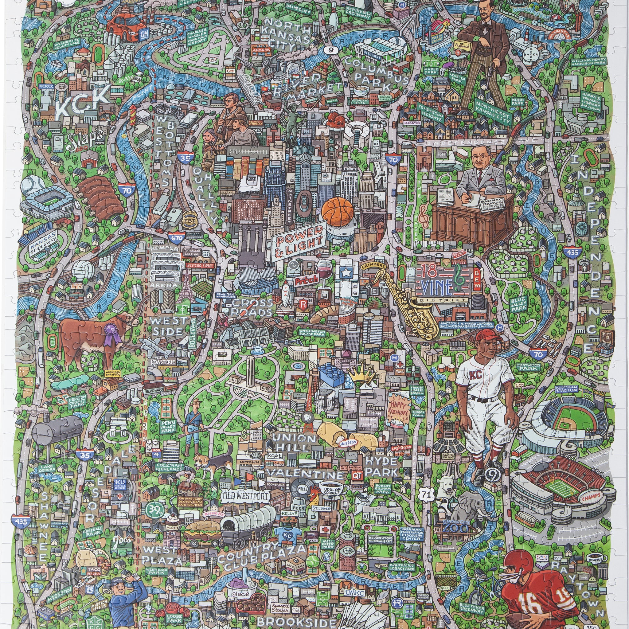 1,000 Piece Puzzles Kansas City Puzzle Company