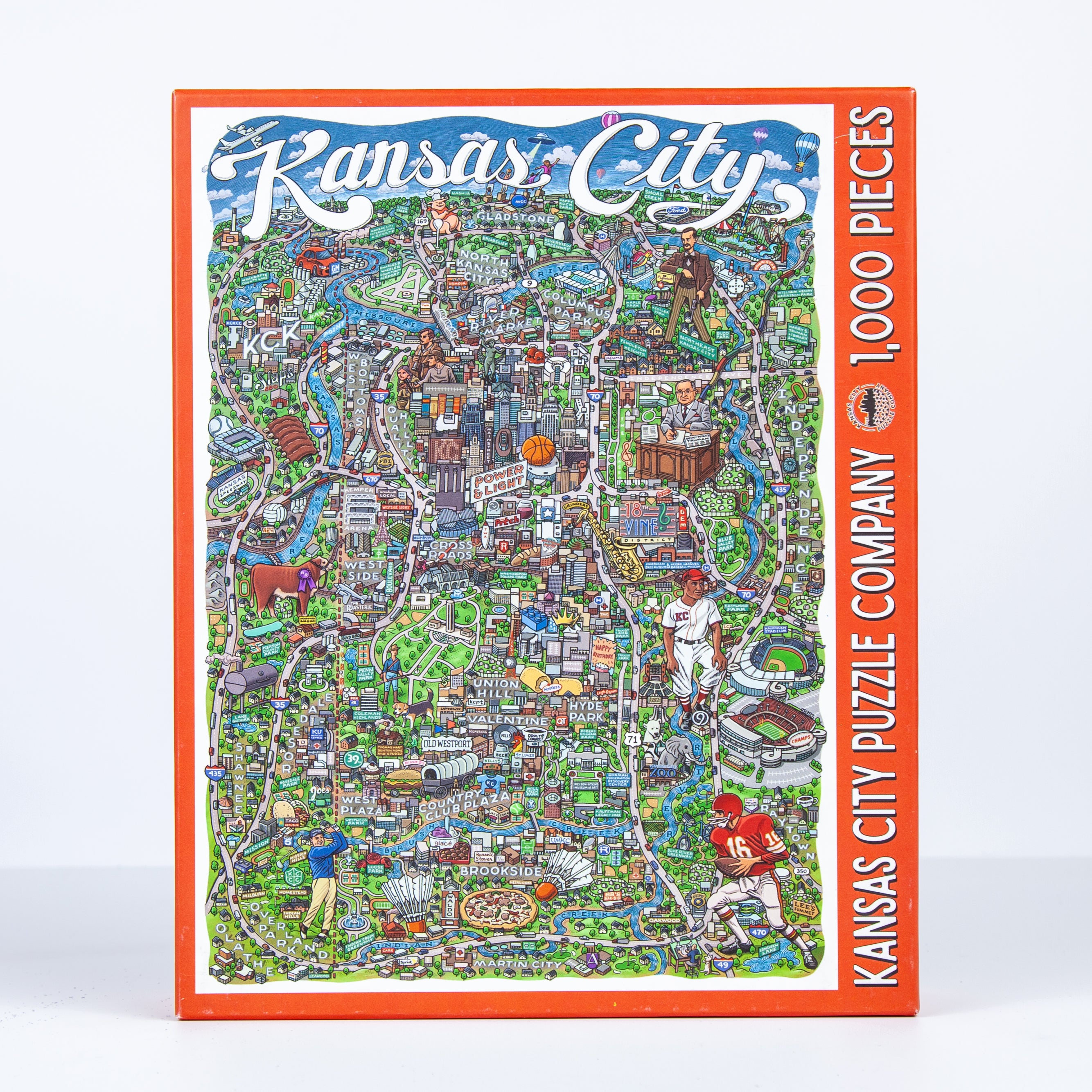 Kansas City Map | 1,000 Piece Puzzle