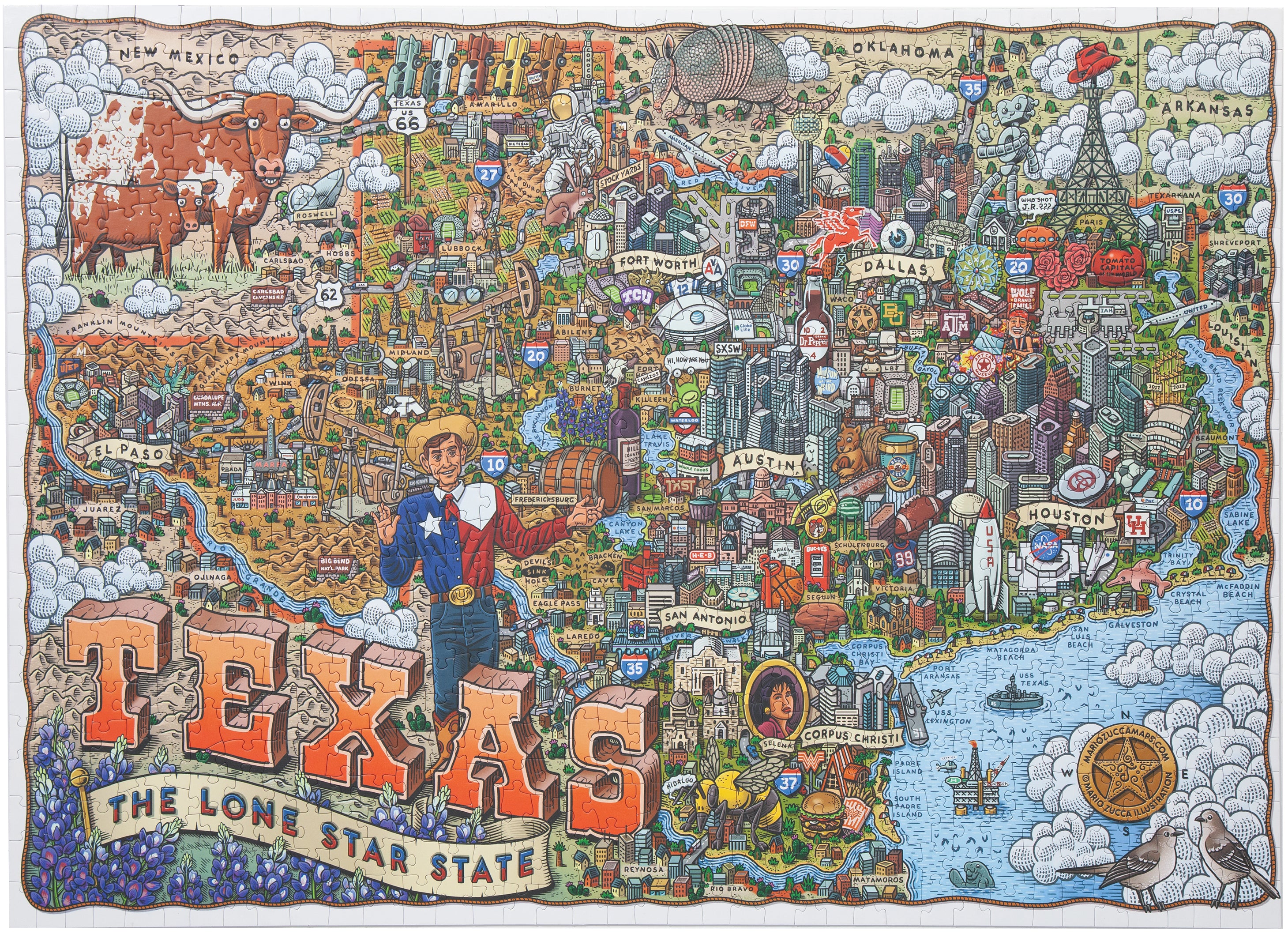 Texas Puzzle | 1,000 Pieces