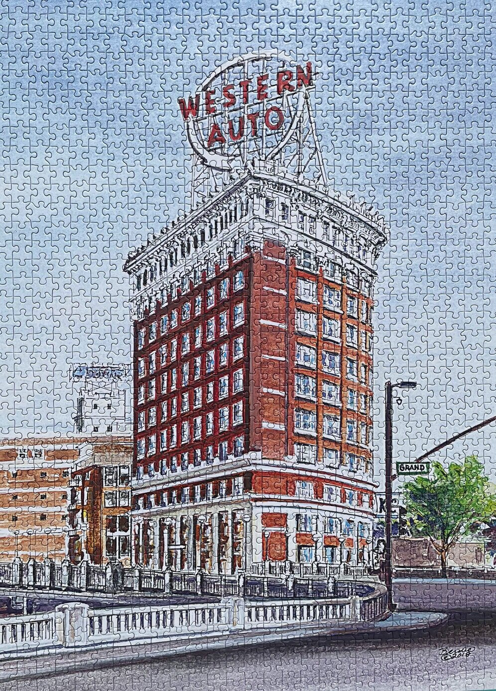 Western Auto Puzzle by Bernadette Lee